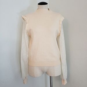 Cozy Co. by Cozy Casual Cream Sweater Medium